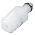1/4" MNPT PMC Series Acetal Pipe Thread Insert - Straight Thru (Body Sold Separately)
