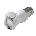 3/8" In-Line Ferruleless PTF PLC Series Acetal Body - Straight Thru (Insert Sold Separately)