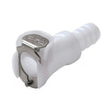 3/8" In-Line Hose Barb PLC Series Acetal Body - Straight Thru (Insert Sold Separately)