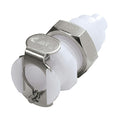 1/16" Hose Barb PMC Series Acetal Panel Mount Body - Straight Thru (Insert Sold Separately)