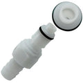 3/8" In-line Hose Barb APC Series Acetal Insert - Shutoff (Body Sold Separately)