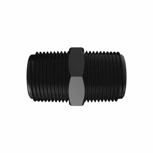 3/4" NPT Black Nylon Nipple