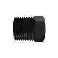3/8" NPT Black Nylon Threaded Plug