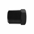 1/2" NPT Black Nylon Threaded Plug