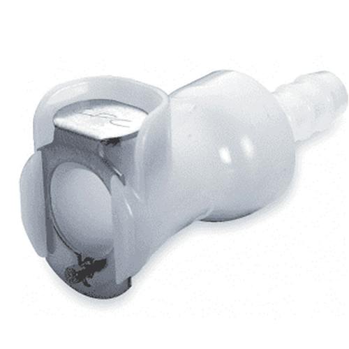 3/16" In-Line Hose Barb PMC Series Acetal Body - Straight Thru (Insert Sold Separately)