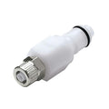 1/4" In-Line Ferruleless PTF PLC Series Acetal Insert - Shutoff (Body Sold Separately)