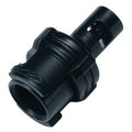 1/16" Hose Barb SMC Series Subminiature Acetal Black In-Line Coupling Body - Straight Thru (Insert Sold Separately)