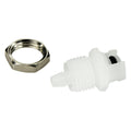 1/8" Hose Barb SMC Series Subminiature Acetal Panel Mount Insert - Straight Thru (Body Sold Separately)