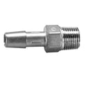 1/8" NPT x 1/4" Barb Stainless Steel Adapter
