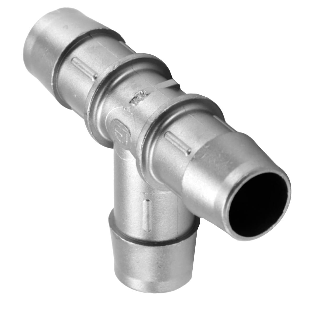 5/8" Stainless Steel Barbed Tee