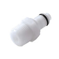 3/8" MNPT NSF-listed PLC Series Acetal Insert - Shutoff (Body Sold Separately)