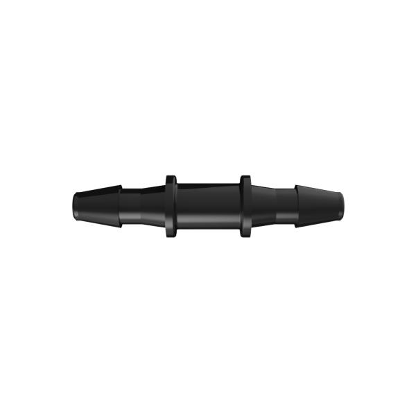 1/8" Tube ID Black Nylon Coupler