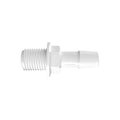 3/8" Tube ID x 1/4" NPSM Natural Polypropylene Panel Mount Adapter