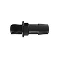 1/2" Tube ID x 1/4" NPSM Black Nylon Panel Mount Adapter