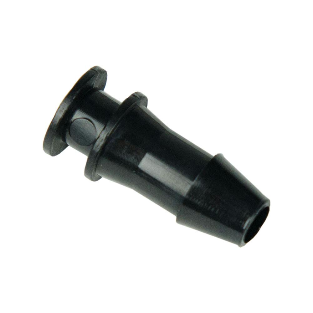 1/4" Tube ID Black Nylon Insert Plug