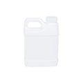 16 oz. White HDPE F-Style Jug with 33/400 White Ribbed Cap with F217 Liner