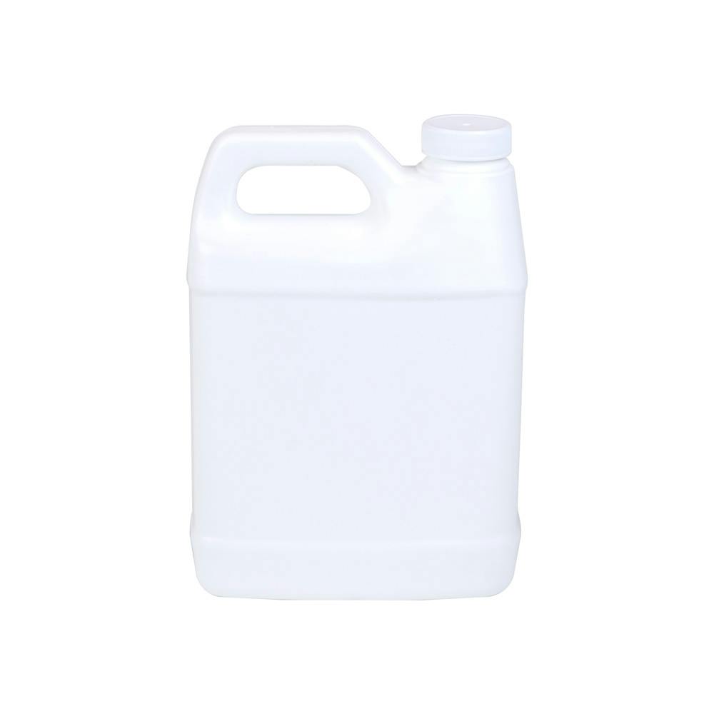 32 oz. White HDPE F-Style Jug with 33/400 White Ribbed Cap with F217 Liner