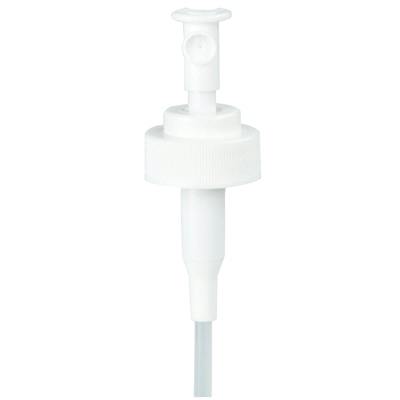 28/410 White Finger Sprayer with 9-1/4" Dip Tube