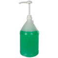 1 Gallon Natural HDPE Round Jug with 38/400 White Pump