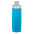 8 oz. Clear PVC Cylindrical Bottle with 24/410 Neck (Cap Sold Separately)