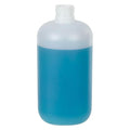 6 oz. Natural LDPE Boston Round Bottle with 24/410 Neck (Cap Sold Separately)