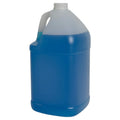 1 Gallon Natural HDPE Square Jug with 38/400 Neck (Cap Sold Separately)