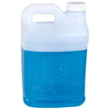 2-1/2 Gallon Natural HDPE F-Style Jug with 63mm White Polypropylene Unlined Rieke® Cap
