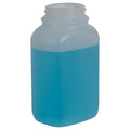 8 oz. Natural HDPE Wide Mouth Oblong Bottle with 43/400 Neck (Cap Sold Separately)