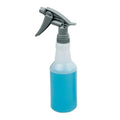 16 oz. HDPE Chemical Resistant Spray Bottle with Gray Polypropylene Sprayer