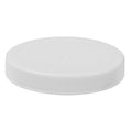 83/400 White Polypropylene Unlined Ribbed Cap