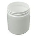 16 oz. White PET Straight-Sided Round Jar with 89/400 Neck (Cap Sold Separately)