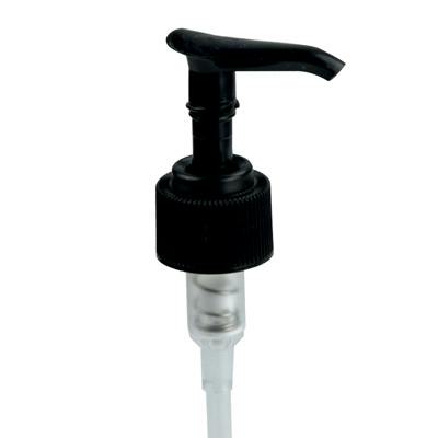 24/410 Black Lotion Pump - 6-1/8" Dip Tube