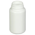 4 oz. (120cc) White HDPE Wide Mouth Packer Bottle with 38/400 Neck (Cap & Band Sold Separately)