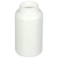 16.9 oz. (500cc) White HDPE Wide Mouth Packer Bottle with 53/400 Neck (Cap & Band Sold Separately)
