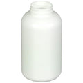 32 oz. (950cc) White HDPE Wide Mouth Packer Bottle with 53/400 Neck (Cap & Band Sold Separately)
