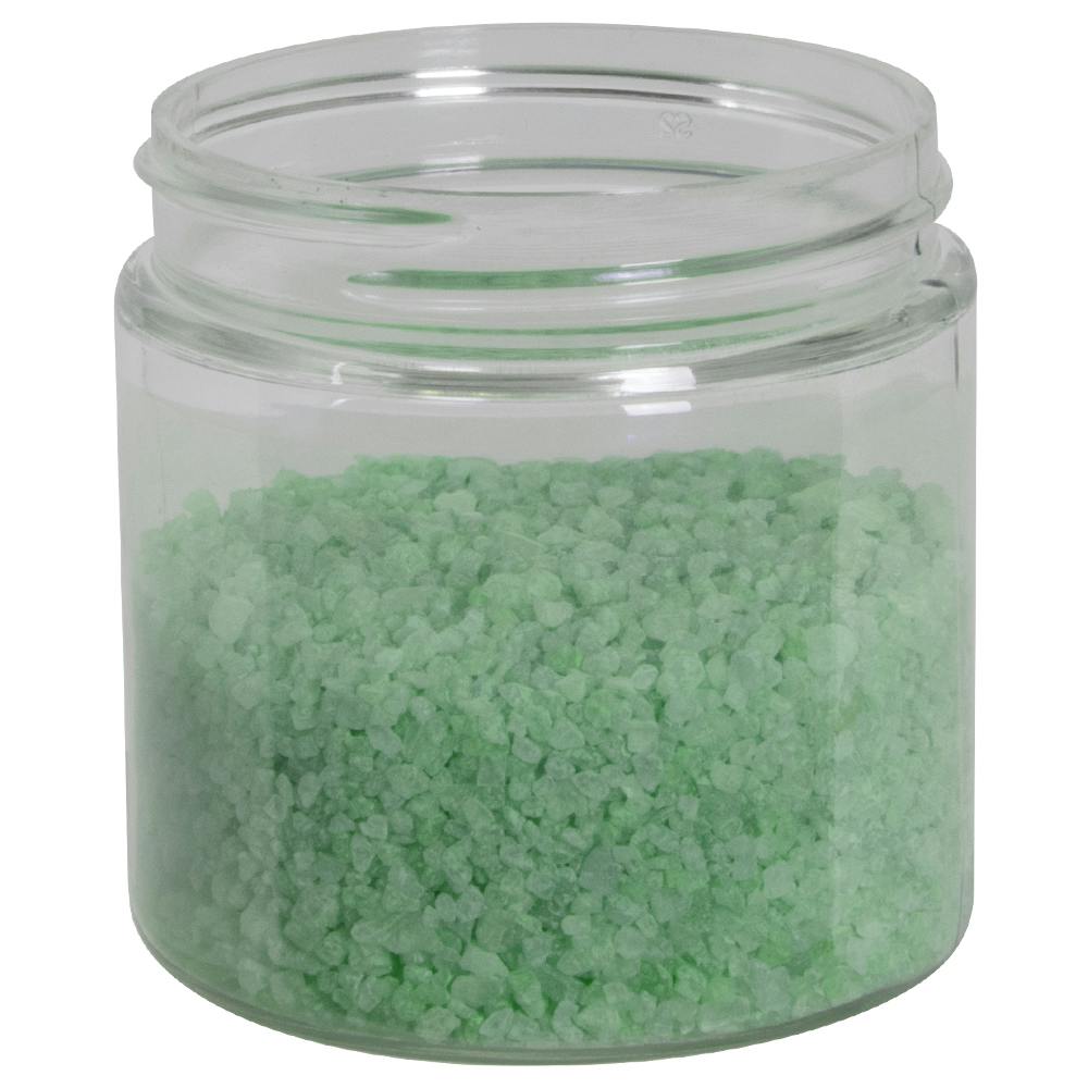 4 oz. Clear PET Straight-Sided Round Jar with 58/400 Neck (Cap Sold Separately)