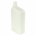 32 oz. White HDPE Oil Bottle with 28mm PCO Neck (Cap Sold Separately)