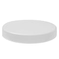 120/400 White Polypropylene Unlined Ribbed Cap