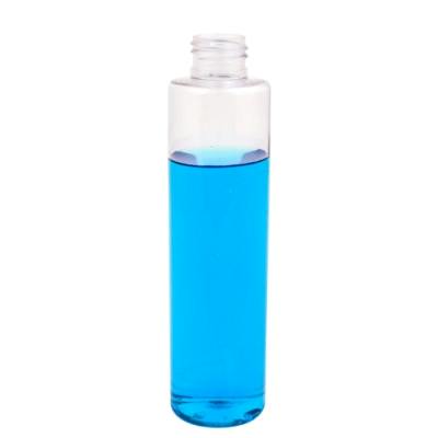 6 oz. Clear Slim PET Cylindrical Bottle with 24/410 Neck (Cap Sold Separately)