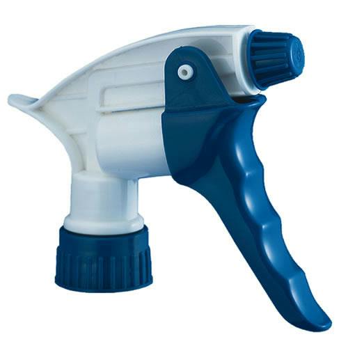 28/400 Blue & White Polypropylene Model 260™ Valu-Mist® Trigger Sprayer with 7-1/4" Dip Tube (Bottle Sold Separately)