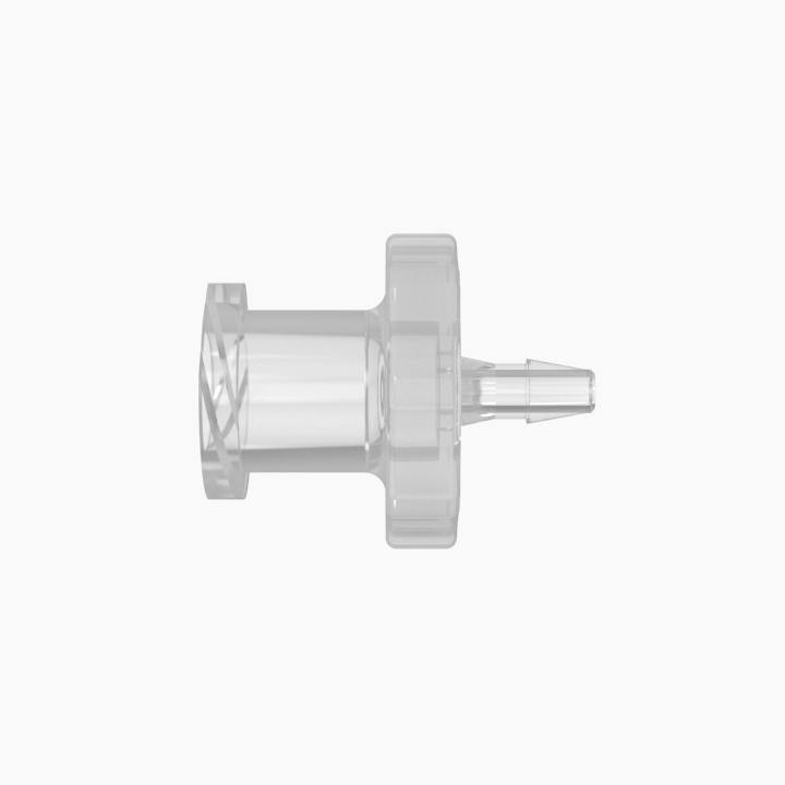 1/16" Hose Barb Female Natural Polypropylene Soft-Touch Luer - Package of 100