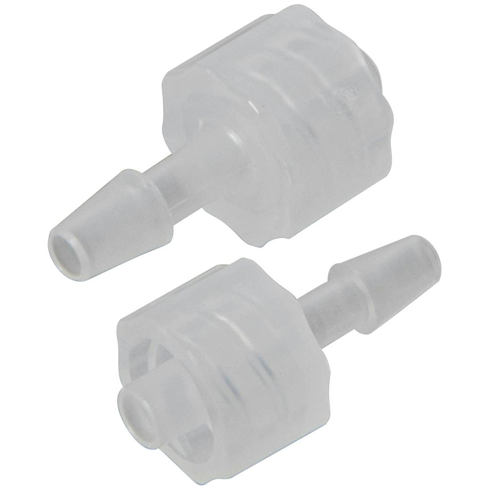 1/8" Hose Barb Male Natural Polypropylene Soft-Touch Luer - Package of 100