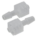 5/32" Hose Barb Male Natural Polypropylene Soft-Touch Luer - Package of 100