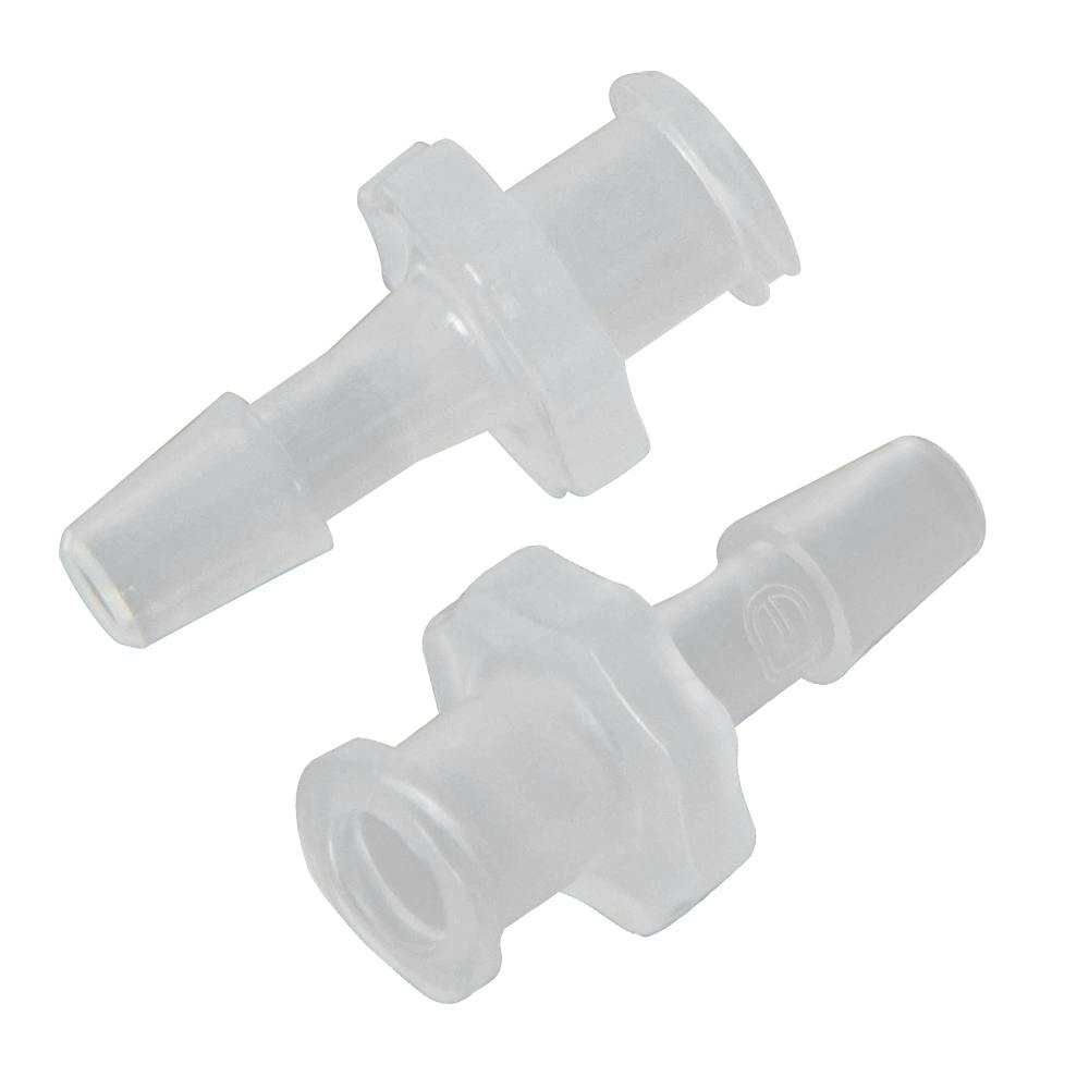 5/32" Hose Barb Female Natural Polypropylene Soft-Touch Luer - Package of 100