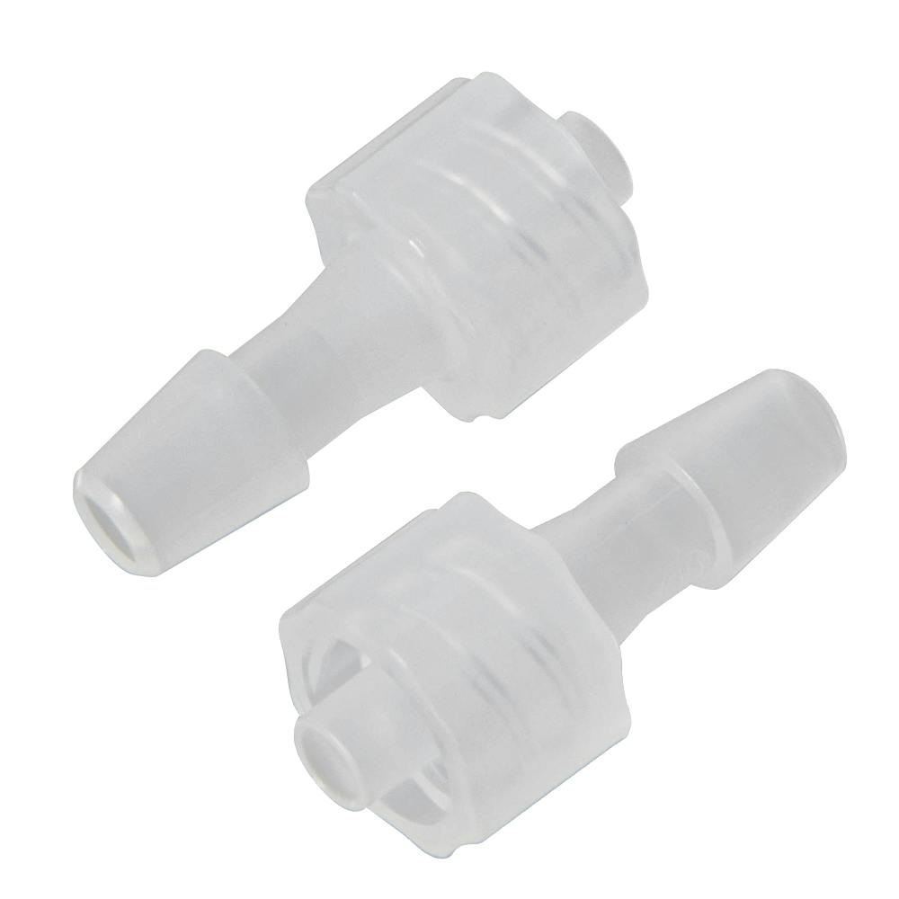 3/16" Hose Barb Male Natural Polypropylene Soft-Touch Luer - Package of 100