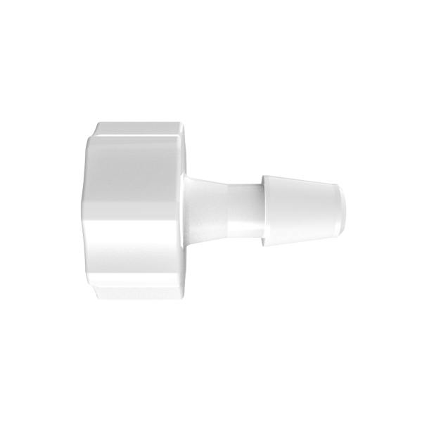 3/16" Hose Barb Male Natural Polypropylene Large Bore Luers