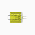 1/16" Hose Barb Male Stationary Lock & Nut Assemblies - Yellow