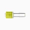 1/4" Hose Barb Male Stationary Lock & Nut Assemblies - Yellow