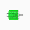 1/16" Hose Barb Male Stationary Lock & Nut Assemblies - Lime