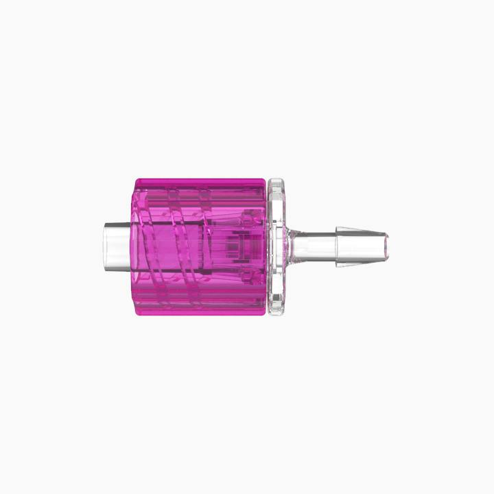3/32" Hose Barb Male Rotating Lock & Nut Assemblies - Rose